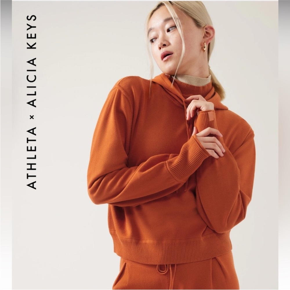 Athleta x Alicia Keys Intention Sweater Hoodie Pullover Sweatshirt Style 450656